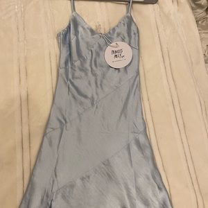 Princess Polly Light Blue Mini Dress